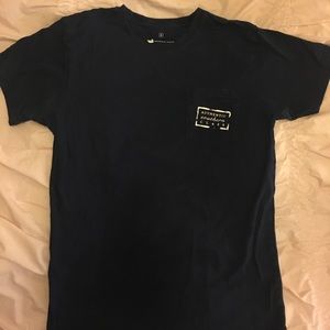 Navy Blue & Red Southern Marsh Shirt